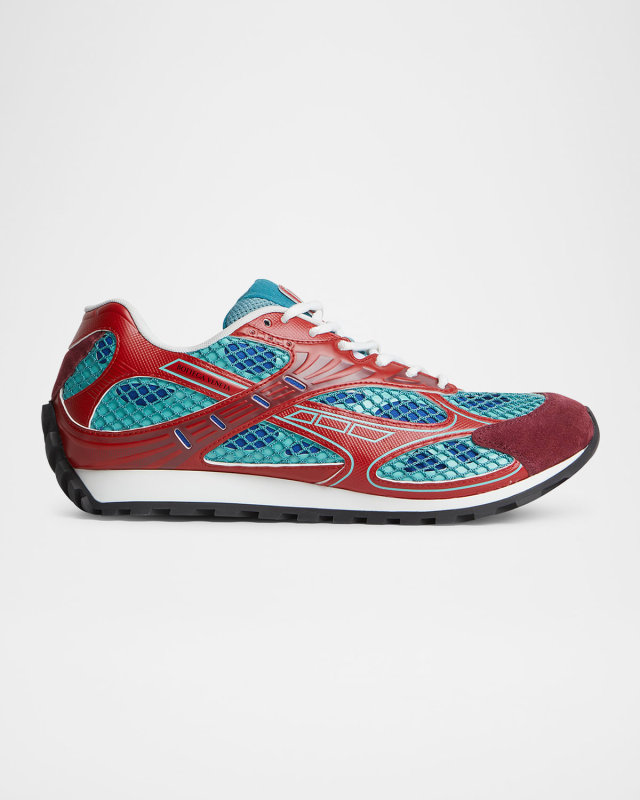 Orbit Technical Fishnet Low-Top Sneakers